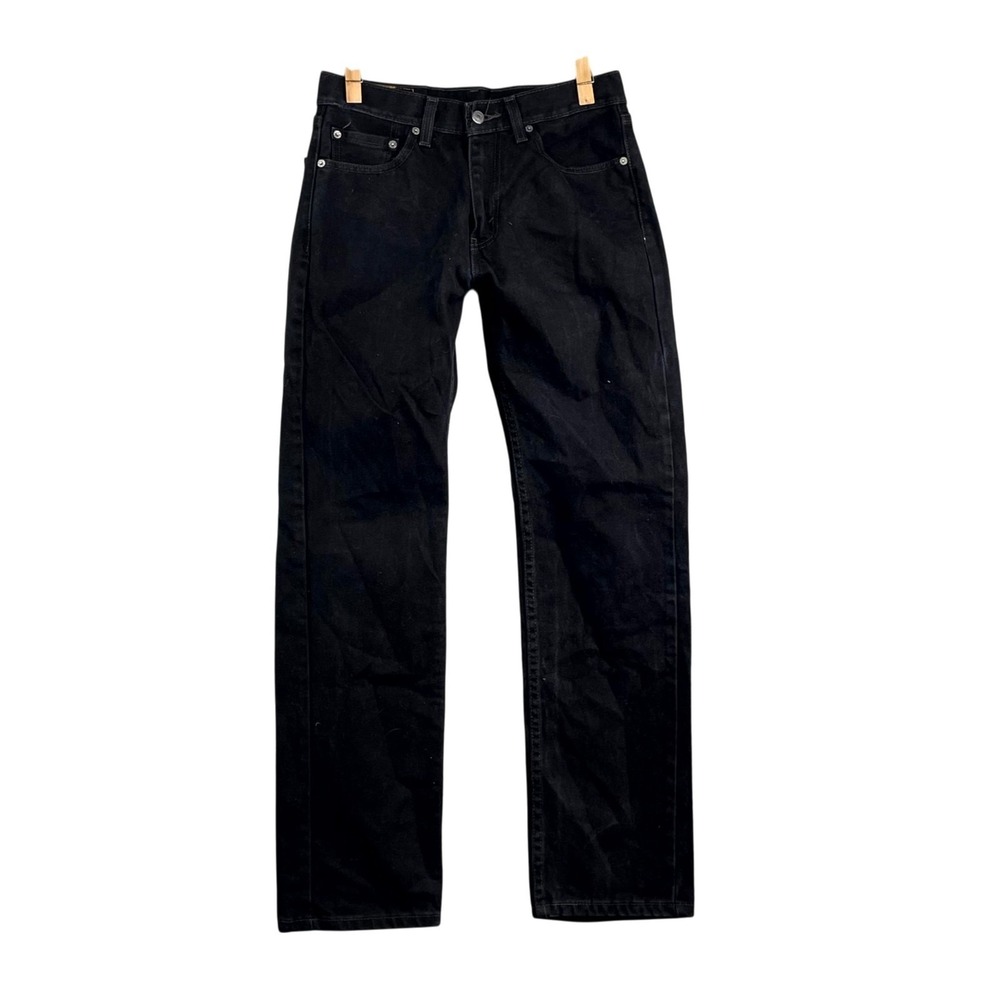 Levi's 505 Jeans Mens 30x30* Black Dark Wash Denim Workwear Streetwear Rodeo